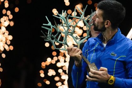 Djokovic defeats Dimitrov for record-extending seventh title at Paris Masters