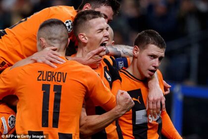 Shakhtar Donetsk stuns Barcelona with 1-0 victory, putting Champions League qualification in jeopardy for Xavi's team